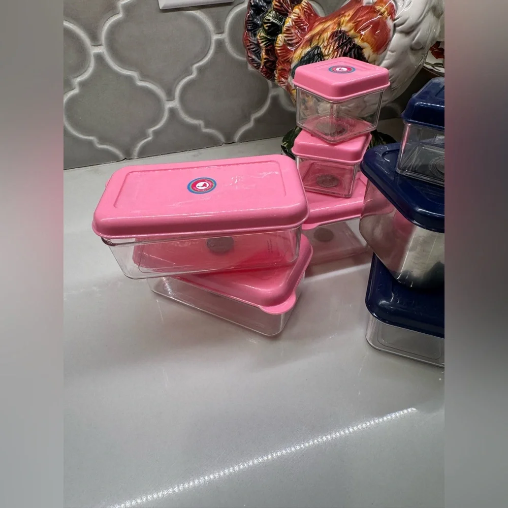 Pottery Barn kids Tupperware containers
